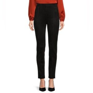 Gibson & Latimer Faux Suede Cropped Leggings